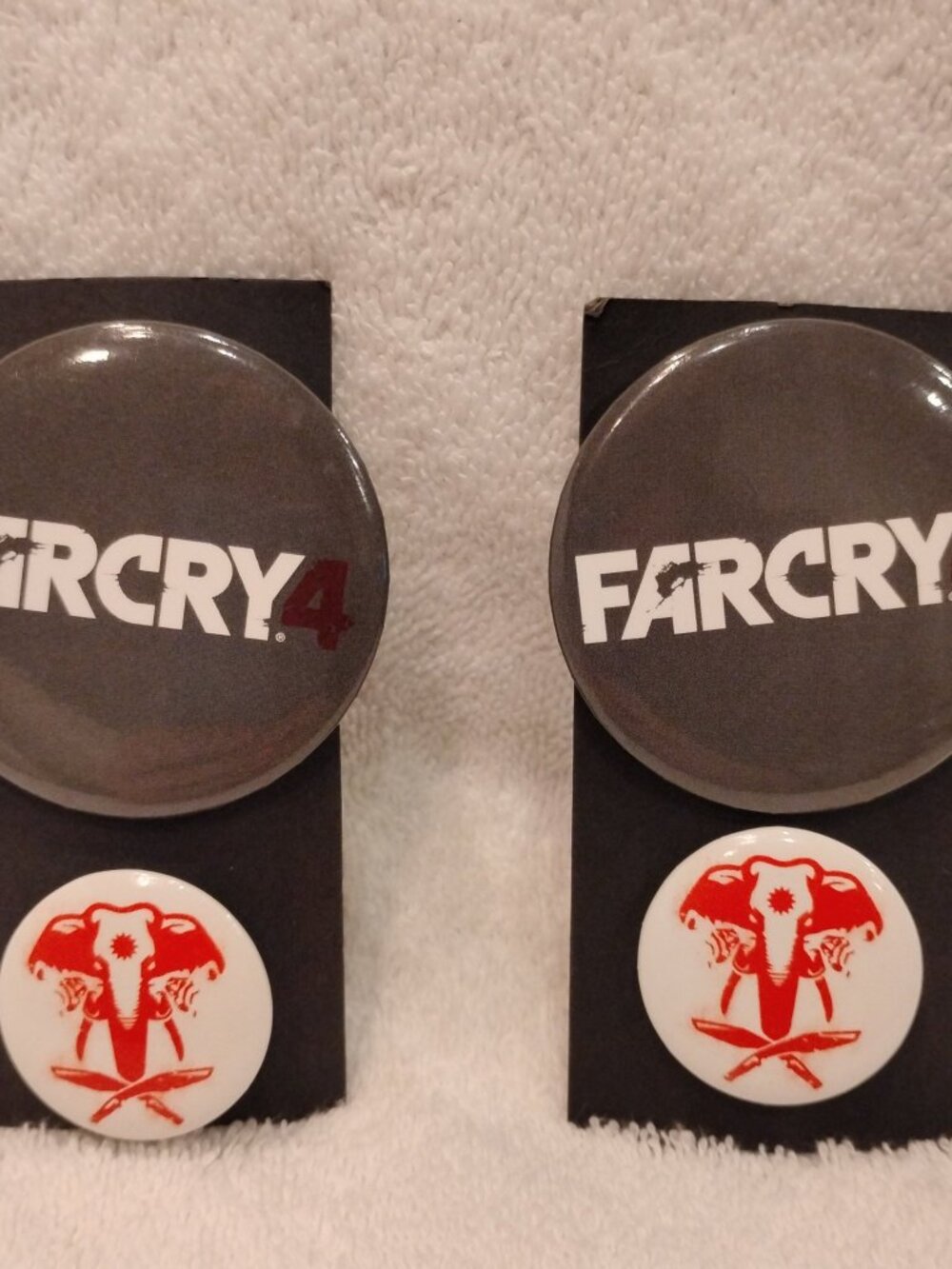 Far Cry 4 Ubisoft Promo Pin Set - 4 Pin-Back Buttons